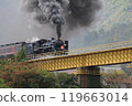 磐越齋線的磐越物語穿過黑煙的鐵橋 磐越齋線的磐越物語穿過黑煙的鐵橋 119663014