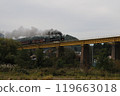 磐越齋線的磐越物語穿過黑煙的鐵橋 磐越齋線的磐越物語穿過黑煙的鐵橋 119663018