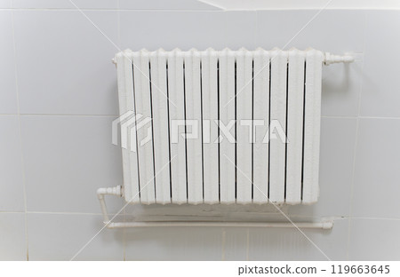 white warm heater house interior battery domestic equipment metal heat home radiator iron white warm heater house interior battery domestic equipment metal heat home radiator iron 119663645