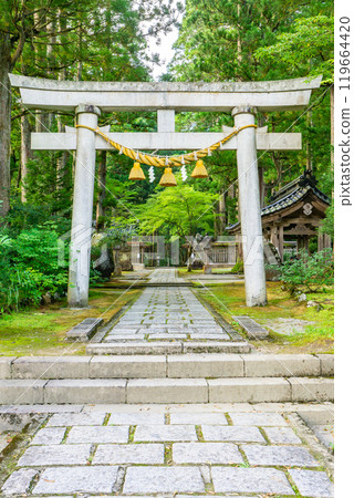 大山神社足倉中宮（立山聖山的山祭）鳥居（富山縣中新川郡立山町） 119664420
