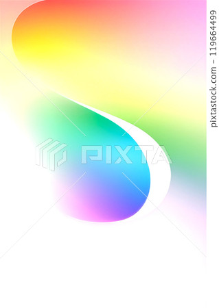 Curvy background material White theme 119664499