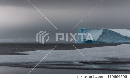 glaciers of the arctic ocean beautiful landscape 119664806