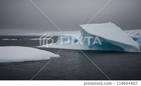 glaciers of the arctic ocean beautiful landscape 119664807