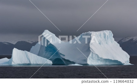 glaciers of the arctic ocean beautiful landscape glaciers of the arctic ocean beautiful landscape 119664832
