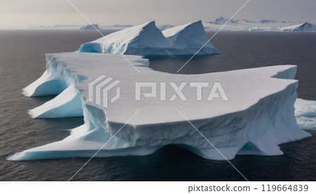 glaciers of the arctic ocean beautiful landscape 119664839