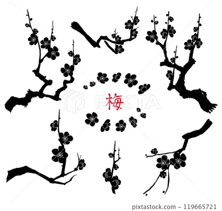 手繪梅花 119665721