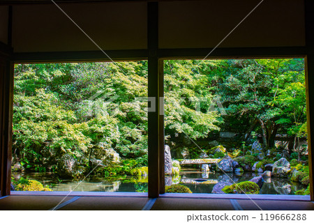 【京都風景】蓮華寺、洛北幽靜的池塘式庭園 119666288