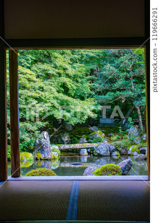 [Kyoto Scenery] Rengeji Temple: A quiet pond-style ornamental garden in northern Kyoto 119666291