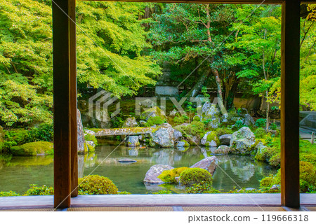 [Kyoto Scenery] Rengeji Temple: A quiet pond-style ornamental garden in northern Kyoto 119666318