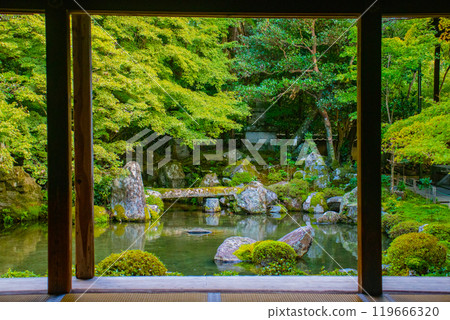 【京都風景】蓮華寺、洛北幽靜的池塘式庭園 119666320