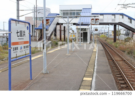 七飯濱站 七飯濱 sh11 北海道南部伊佐裡鐵道 七飯濱站 七飯濱 sh11 北海道南部伊佐裡鐵道 119666700