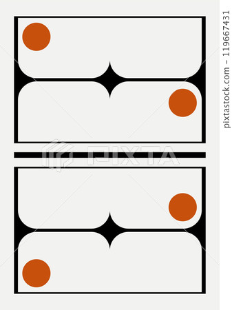 Mid century modern printable wall art decoration. Modern simple flat art wall decor 119667431