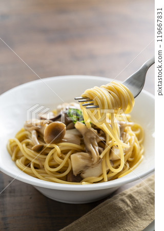 Mushroom pasta Mushroom pasta 119667831