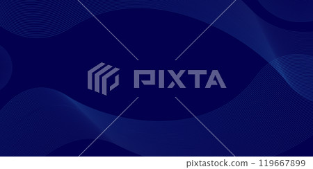 Abstract curve line on dark blue background 119667899
