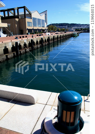 Sasebo Port, a tourist spot in Sasebo City, Nagasaki Prefecture 119668015