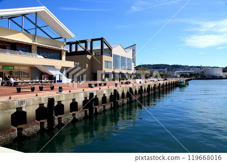 Sasebo Port, a tourist spot in Sasebo City, Nagasaki Prefecture 119668016