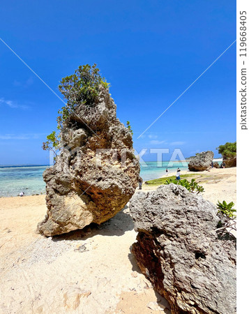 Okinawa beach scenery Okinawa beach scenery 119668405