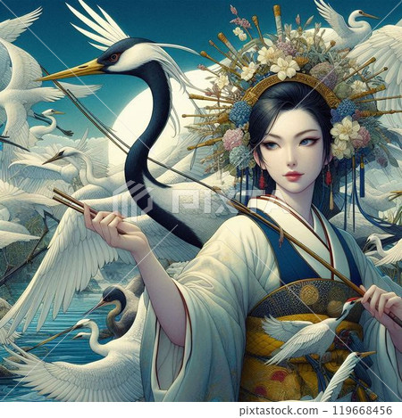 美麗的鶴及其化身，鶴的歸來 119668456