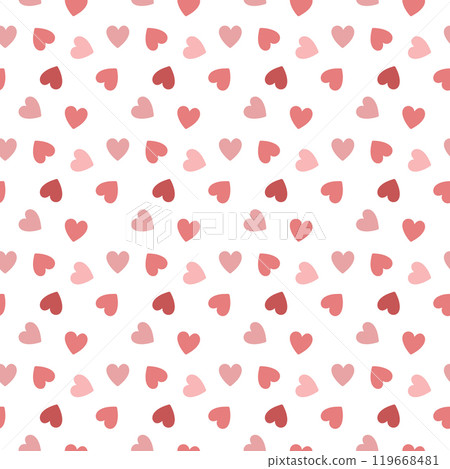 Pink hearts seamless  pattern  background vector illustration 119668481