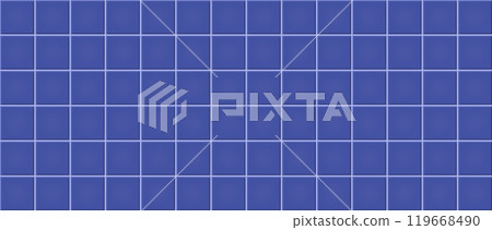 Blue ceramic tile texture abstract background vector illustration 119668490