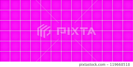 Pink ceramic tile wall texture background vector illustration 119668518