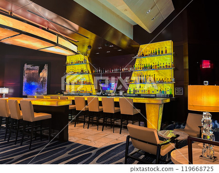 Luxury hotel bar 119668725