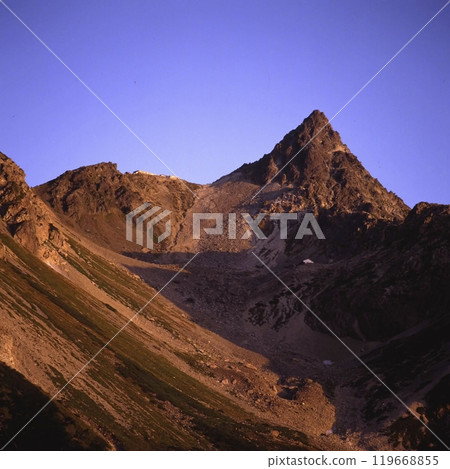 Mt. Yari in the morning glow 119668855