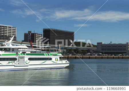 Sasebo Port, a tourist spot in Sasebo City, Nagasaki Prefecture 119668991