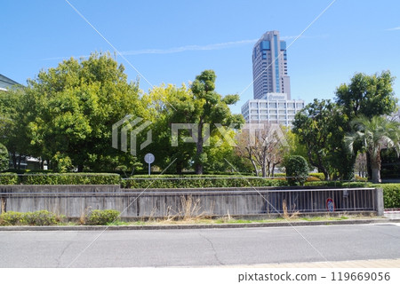 廣島市中央公園的景色 119669056