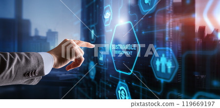 SDG - Sustainable Development Goals. Quality assurance and control concept 119669197