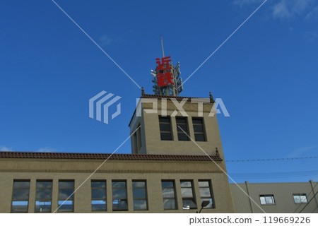 Ujiyamada Station under the autumn sky Ujiyamada Station under the autumn sky 119669226