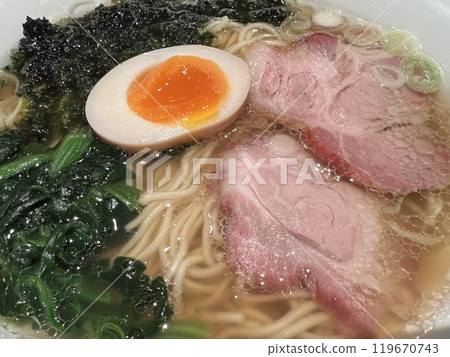 Delicious white soy sauce ramen 119670743