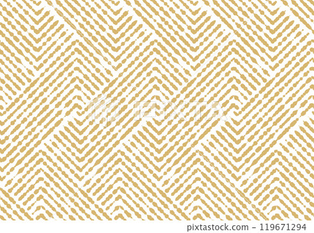 Abstract geometric pattern with stripes, lines. Seamless vector background. White and golden ornament. Simple lattice graphic design 119671294