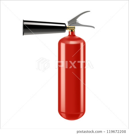 red thermos bottle with water drops 119672208