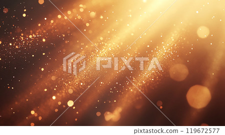 Light particles and golden glitter 119672577