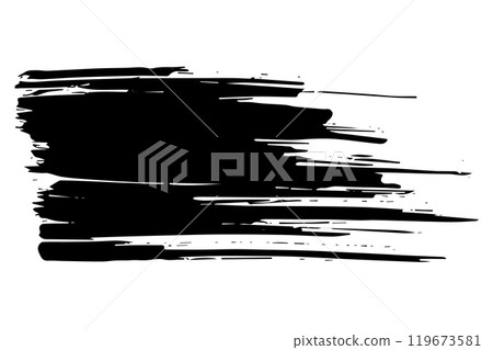 Abstract vector watercolor paint. Isolated grunge element for paper design. Ink paint brush stains or spots on white background 119673581