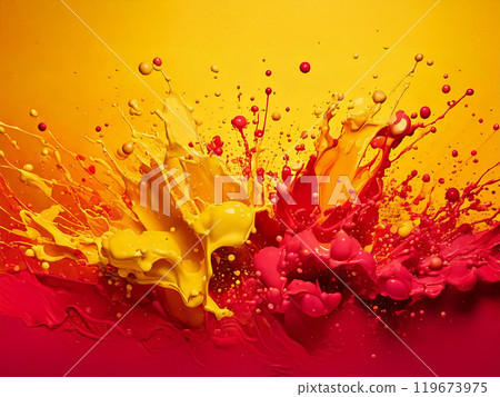 Colorful ink explosion 119673975