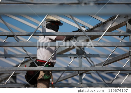 高處螺絲緊固作業及組裝 高處螺絲緊固作業及組裝 119674197