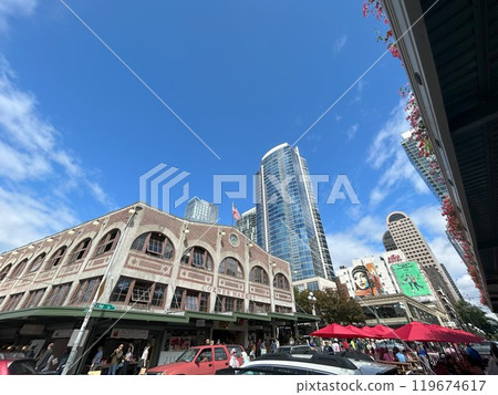 Seattle Waterfront Corner 119674617