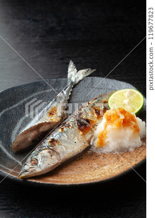 鹽烤秋刀魚 119677823