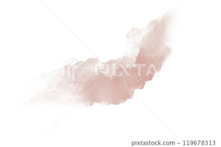Abstract watercolor vintage red color dynamic spot on white background for postcards, websites, invitations, flyers, packaging products, patterns, any composition. 119678313