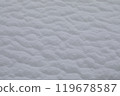 Winter snow texture with rippled and soft patterns in nature 119678587