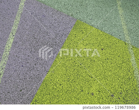 Colorful road pavement Colorful road pavement 119678986