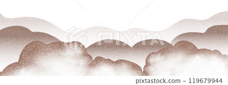 An abstract, grainy background featuring a noisy gradient pattern. 119679944