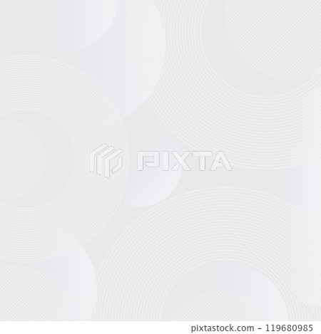 Vector white geometric abstract texture overlap layer on bright space. Lines effect decoration for banner. Graphic design circles elements 119680985