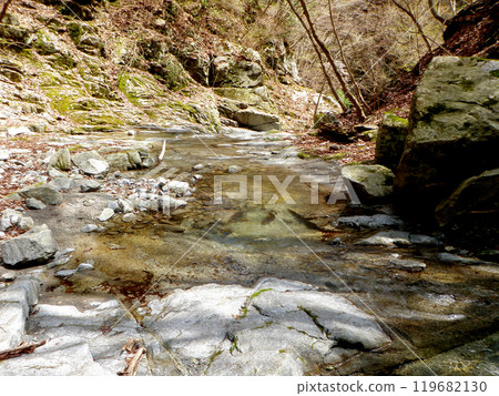 完美的滑動地板和流動 119682130