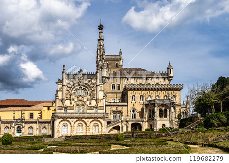 Bussaco Palace Hotel, located in the Bussaco National Forest at Luso, Portugal Bussaco Palace Hotel, located in the Bussaco National Forest at Luso, Portugal 119682279