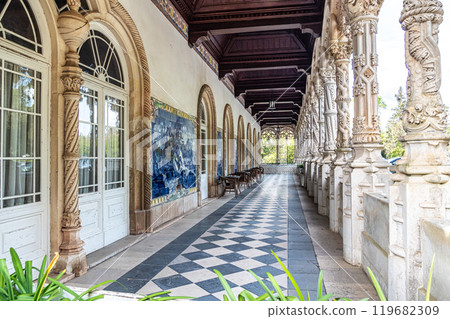 Bussaco Palace Hotel, located in the Bussaco National Forest at Luso, Portugal 119682309