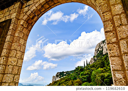 Views of Montserrat Mountain in Barcelona 119682610