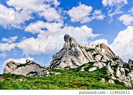 Views of Montserrat Mountain in Barcelona 119682611